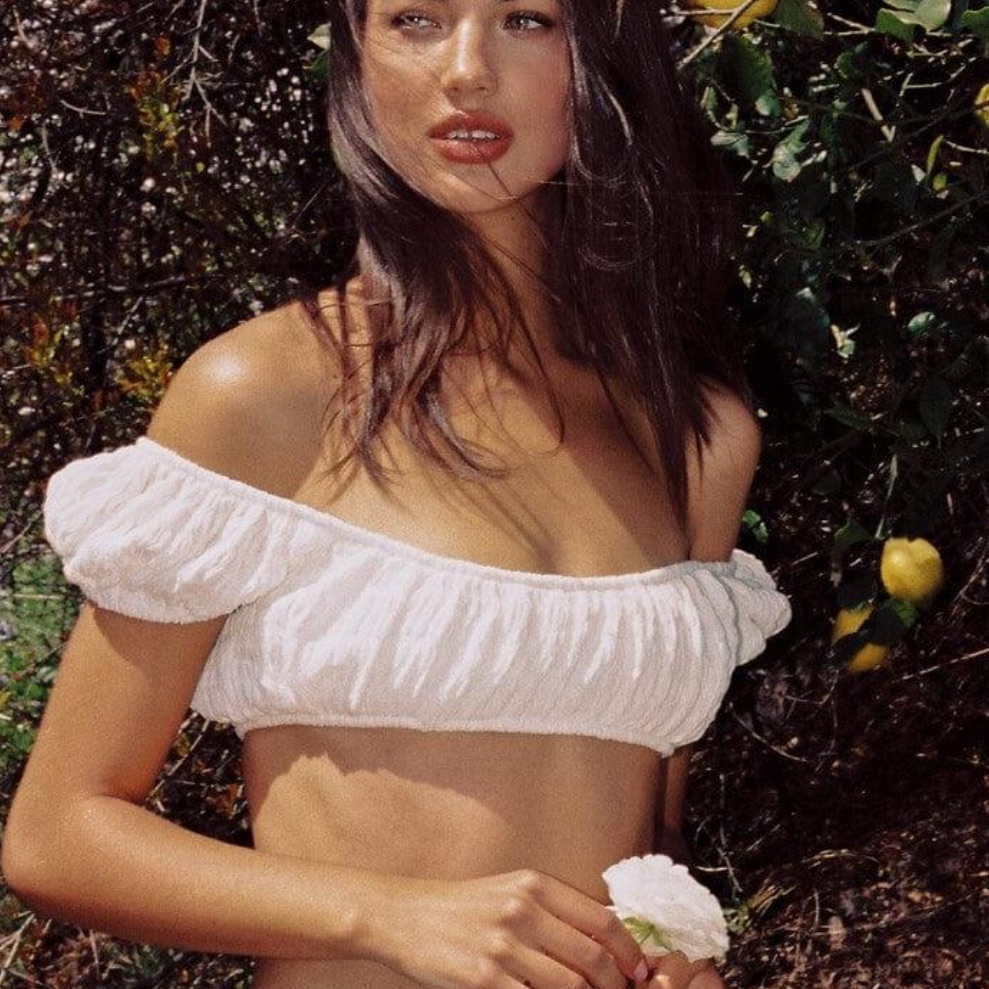 Montce White Off-Shoulder Bikini